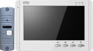 Комплект видеодомофона CTV DP1704MD (белый) фото