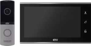 Комплект видеодомофона CTV DP2702MD (черный) фото