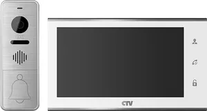 Комплект видеодомофона CTV DP4705AHD (белый) фото