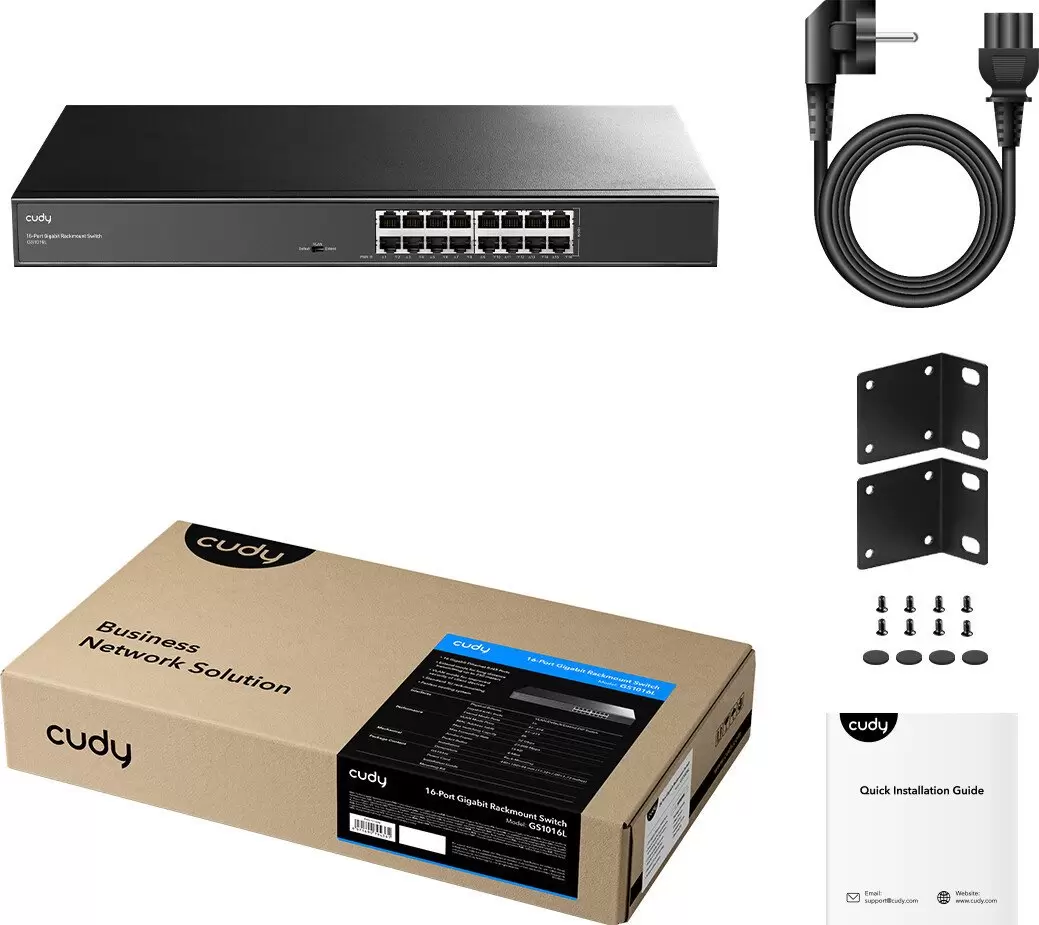 Неуправляемый коммутатор Cudy GS1016L 1.0 фото
