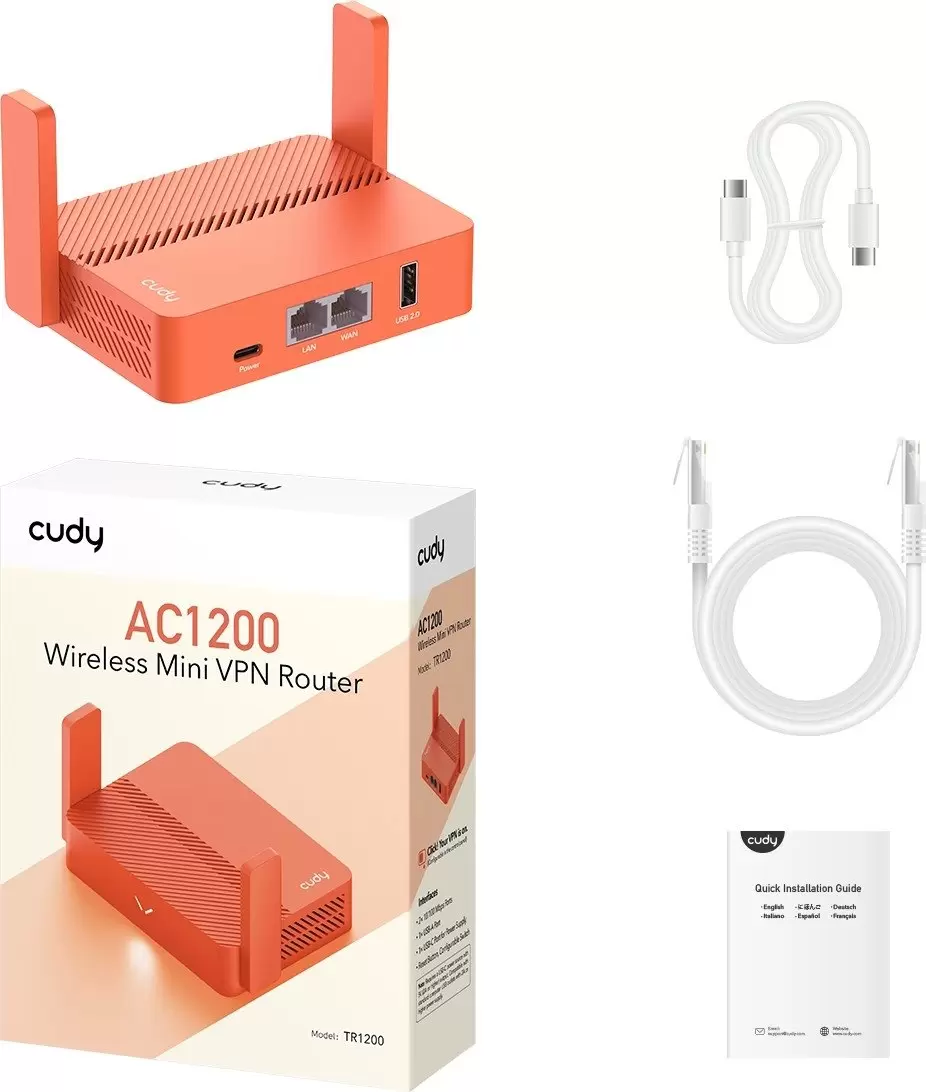 Wi-Fi роутер Cudy TR1200 1.0 фото