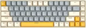 Клавиатура Cyberlynx KA68 (белый/серый/желтый) фото