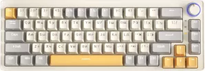 Клавиатура Cyberlynx ZA68 Beige Gray Yellow (TNT Yellow) фото