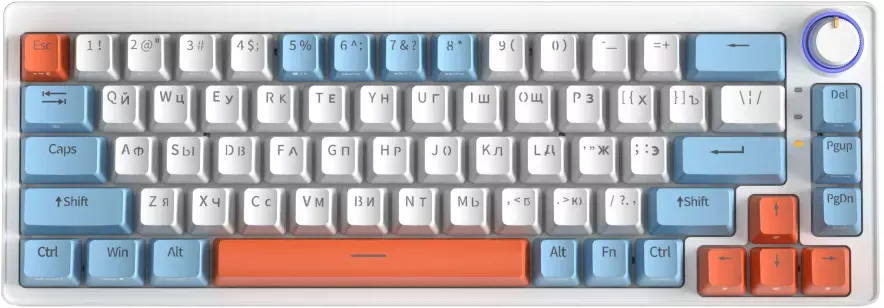 Cyberlynx ZA68 White Blue Orange (TNT Yellow)