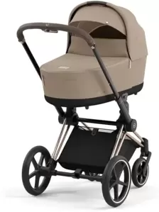 Детская универсальная коляска Cybex Priam IV 2 в 1 (Matt Black/Cozi Beige) фото