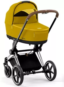 Универсальная коляска Cybex Priam IV 2 в 1 (Mustard Yellow/Chrome Frame) фото