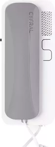 Абонентское аудиоустройство Cyfral Unifon Smart D (белый, с серой трубкой) фото