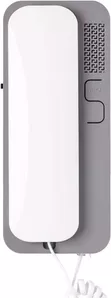Абонентское аудиоустройство Cyfral Unifon Smart U (серый, с белой трубкой) фото
