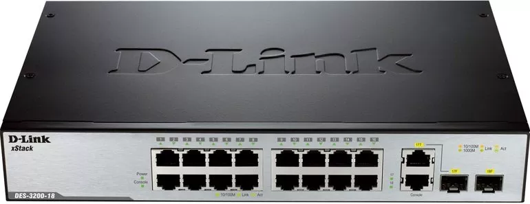 Коммутатор D-Link DES-3200-18 фото