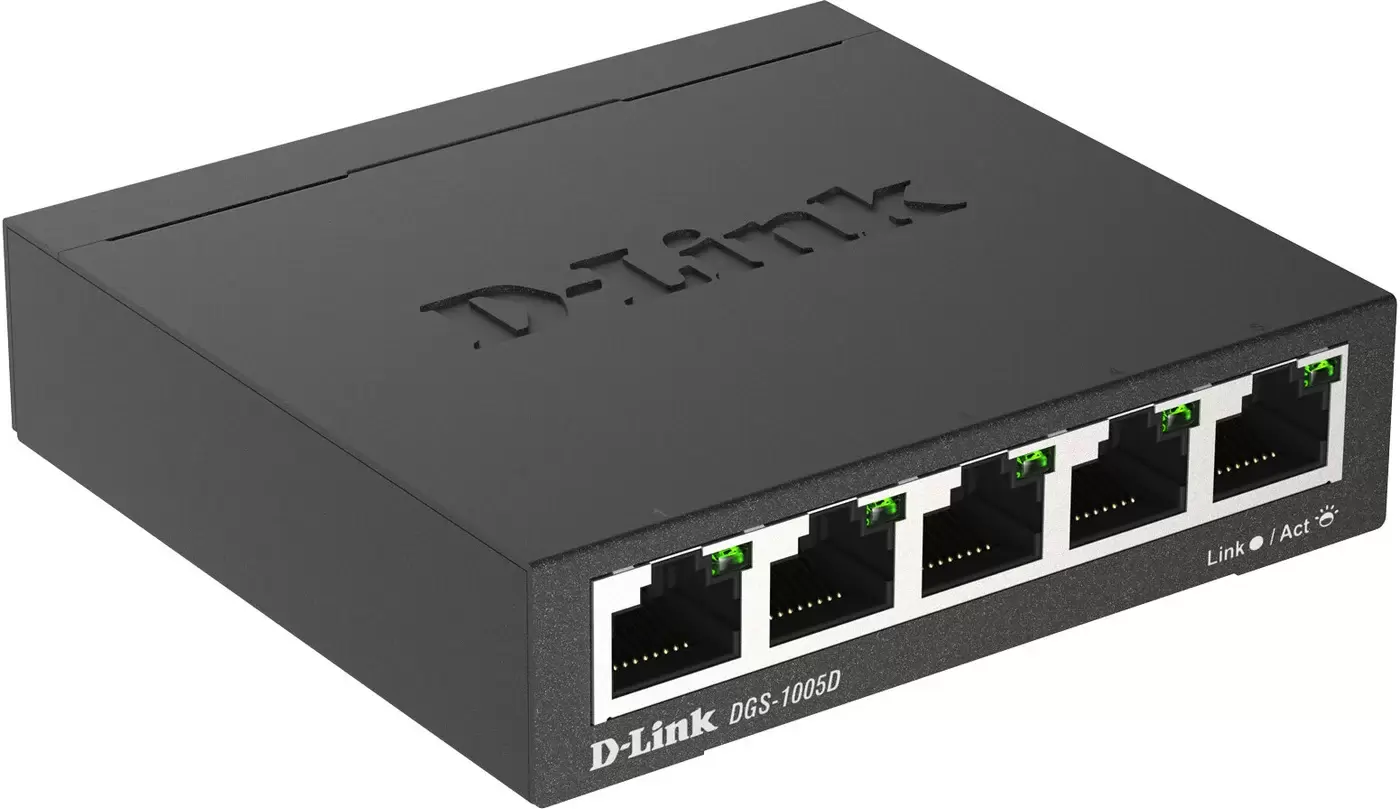 Неуправляемый коммутатор D-Link DGS-1005D/R1A фото 5