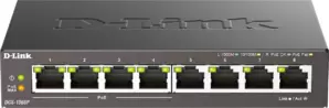 Неуправляемый коммутатор D-Link DGS-1008P/F3A фото