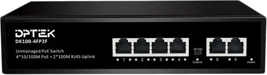 Неуправляемый коммутатор DPTEK DK100-4FP2F фото