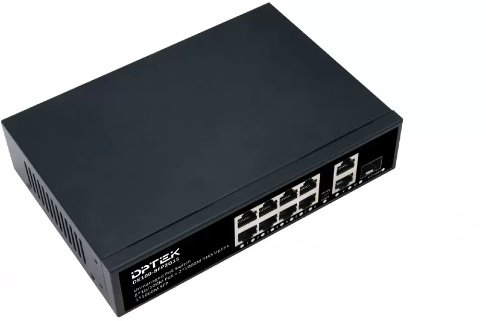 Неуправляемый коммутатор DPTEK DK100-8FP2G1S фото