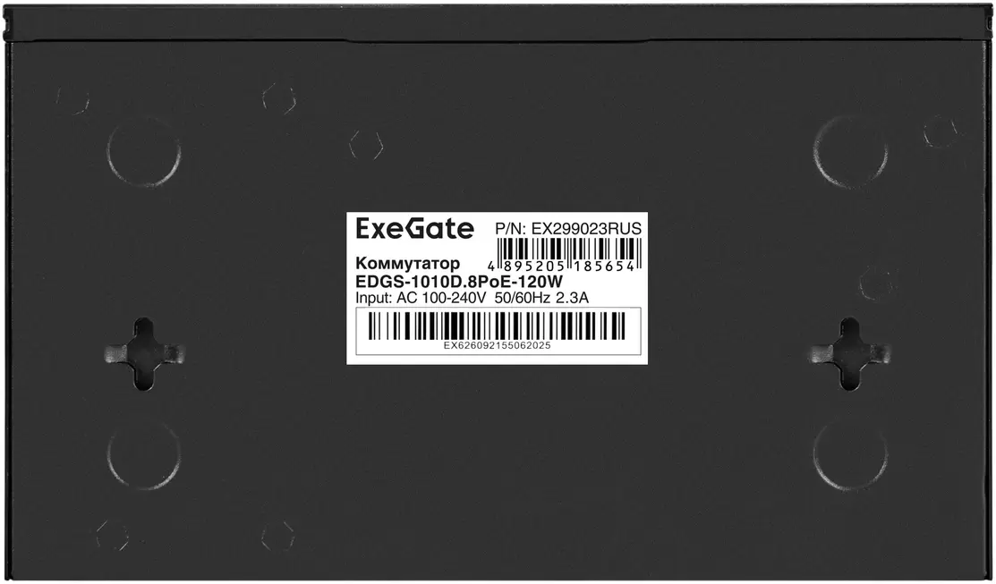 Неуправляемый коммутатор ExeGate EDGS-1010D.8PoE-120W фото