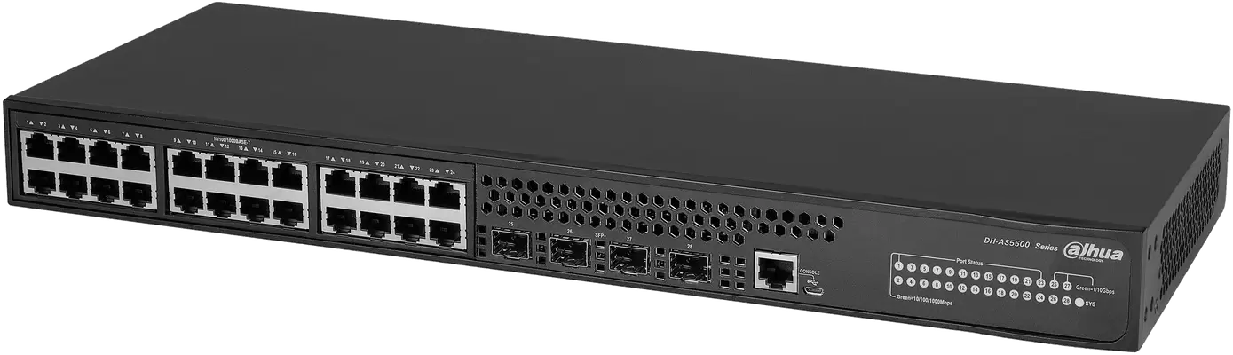 Управляемый коммутатор 3-го уровня Dahua DH-AS5500-24GT4XF фото 2