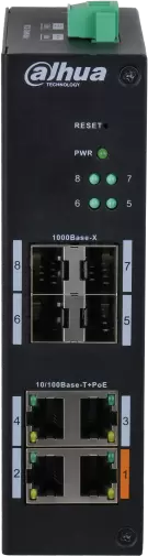 Управляемый коммутатор 2-го уровня Dahua DH-HS4408-4ET-60 фото 2