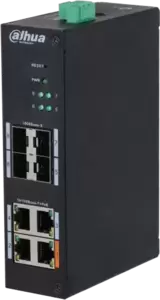 Управляемый коммутатор 2-го уровня Dahua DH-HS4408-4ET-60 фото