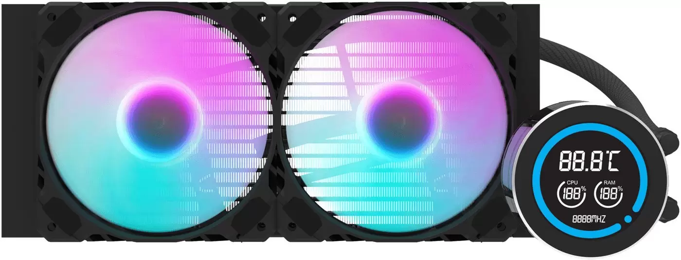 Система жидкостного охлаждения для процессора dark Flash DN240D (черный) фото