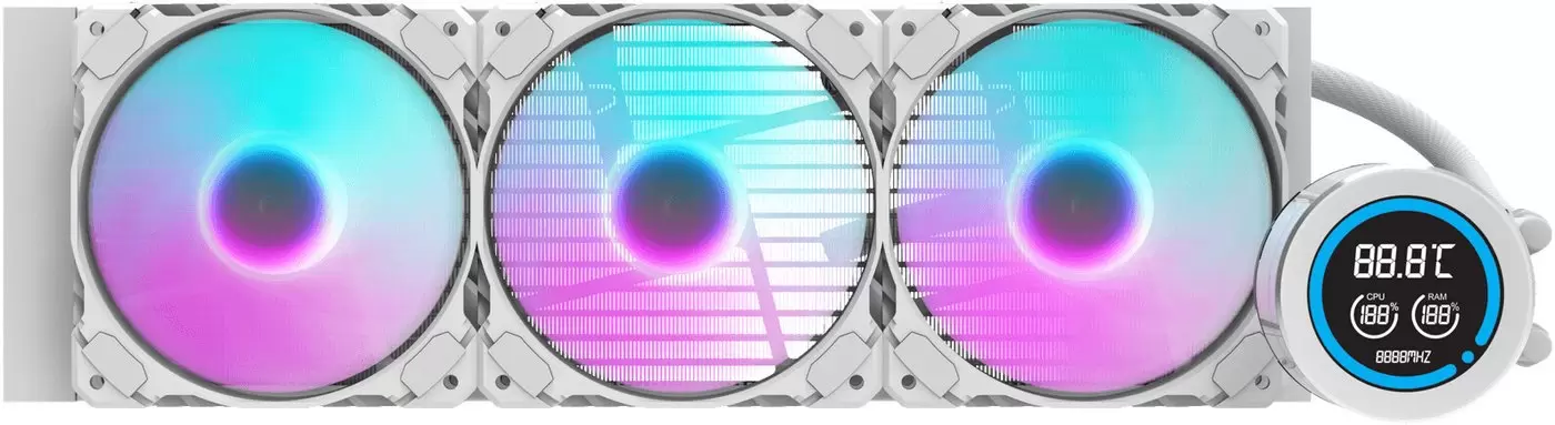 Система жидкостного охлаждения для процессора dark Flash DN360D (белый) фото