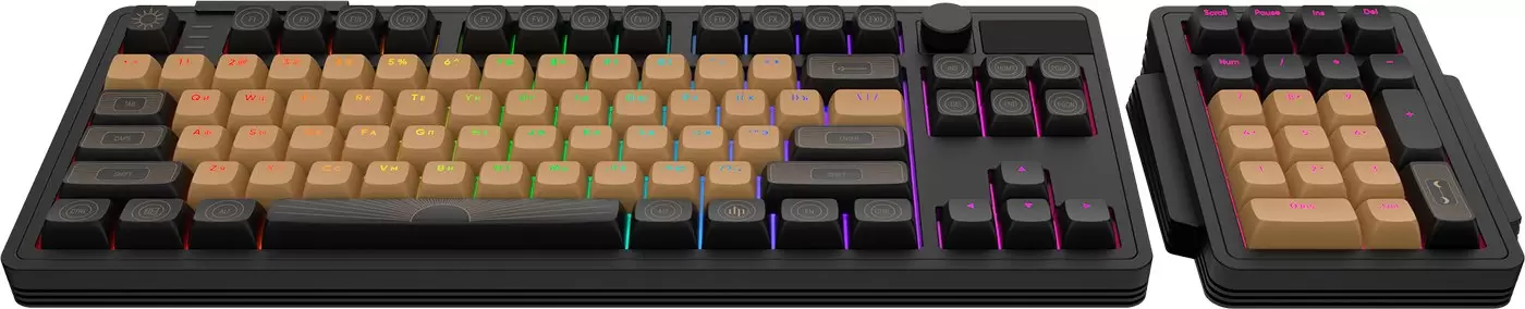 Клавиатура Dark Project KD87A+Numpad (g3ms Aquamarine, черный) фото 2