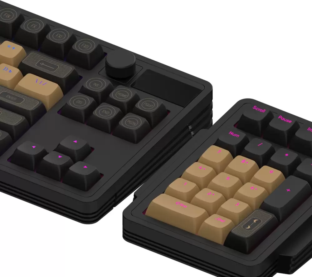 Клавиатура Dark Project KD87A+Numpad (g3ms Aquamarine, черный) фото 5