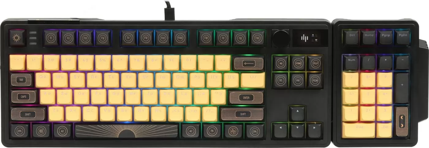 Dark Project KD87A+Numpad (G3ms Moonstone Switch, черный)