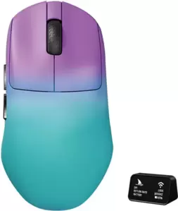 Игровая мышь Darmoshark N7 Max Tiger Shark 8K (фиолетовый/бирюзовый) фото