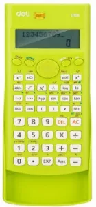 Калькулятор Deli E1710A (зеленый) фото