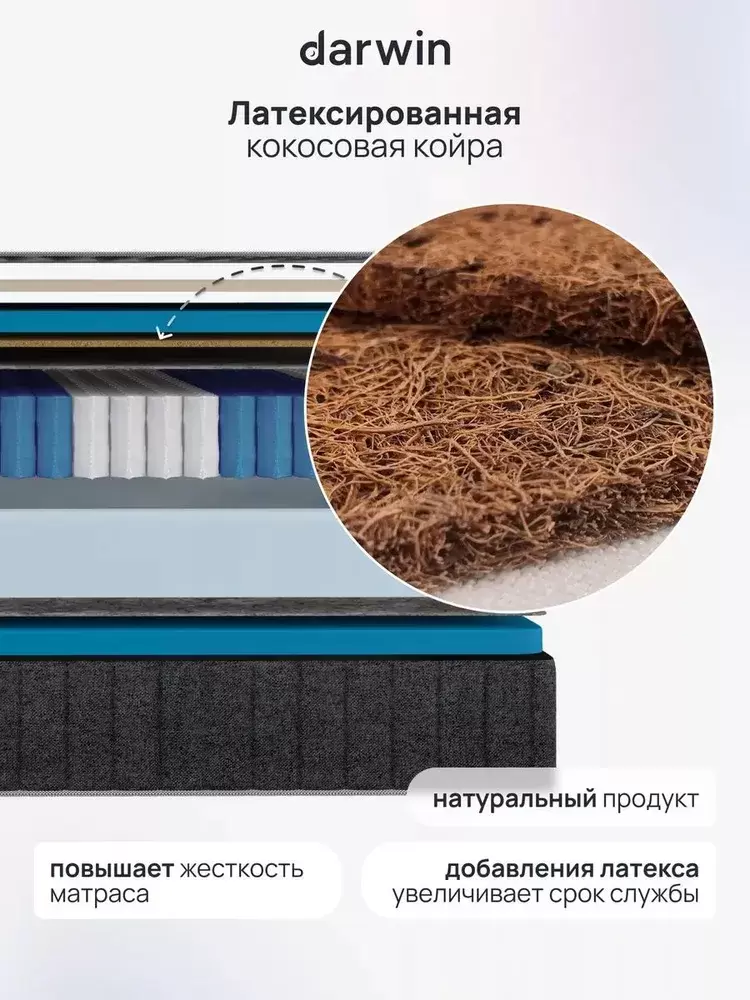 Матрас Darwin Delux 80x200 фото