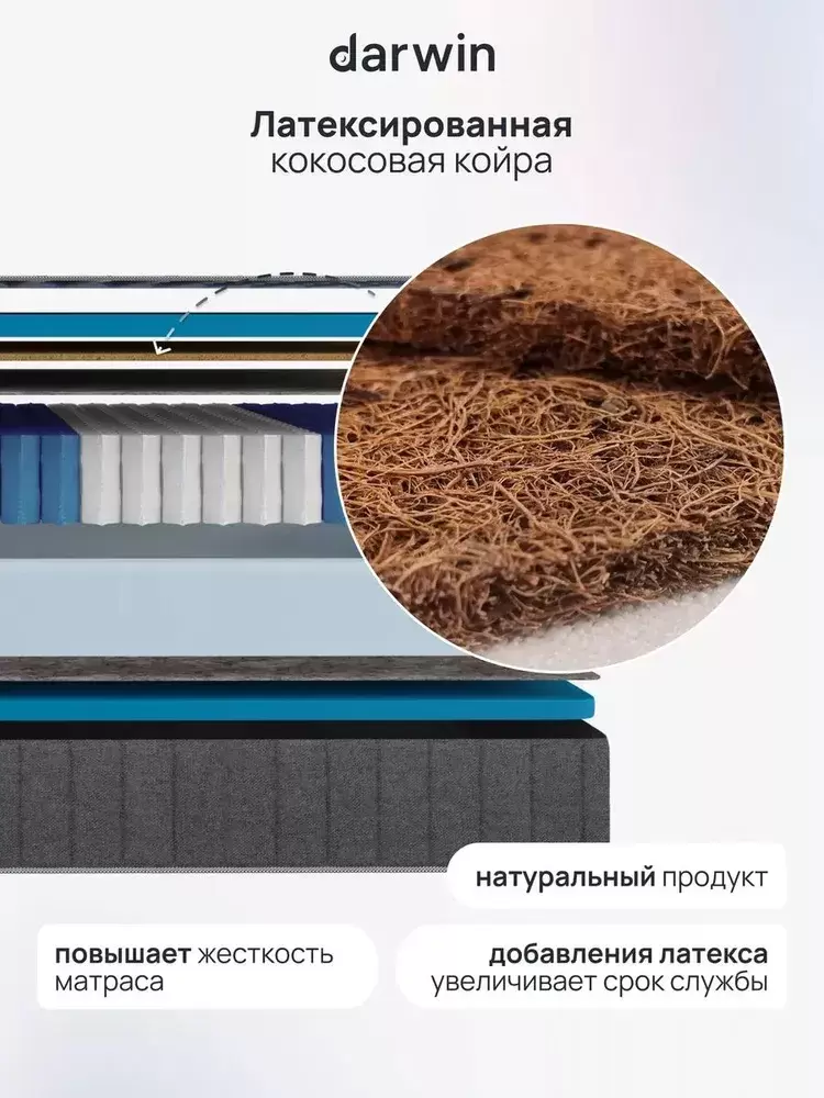 Матрас Darwin Titan 80x200 фото