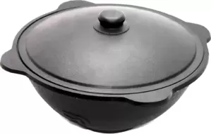 Казан Davr Metall Узбекский чугунный (16 л, круглое дно) фото