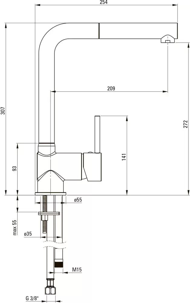 Смеситель Deante Aster BCA A73M фото