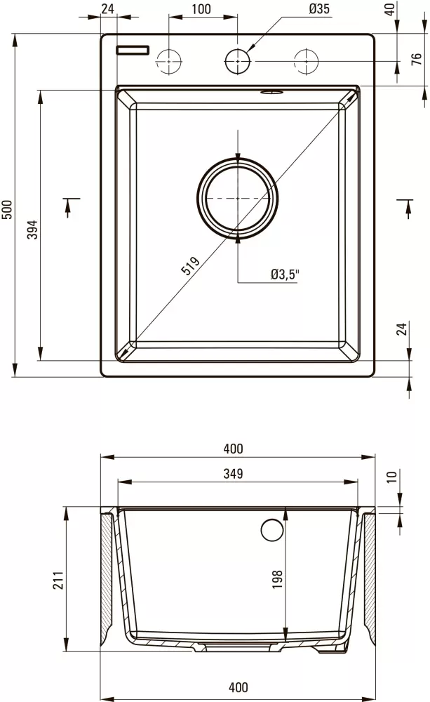 Кухонная мойка Deante Corio ZRC 2103 фото