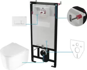 Унитаз Deante Jasmin CDJA6ZPW фото