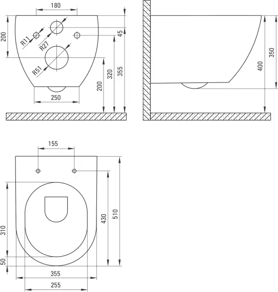 Унитаз Deante Peonia CDE 6WPW фото 2