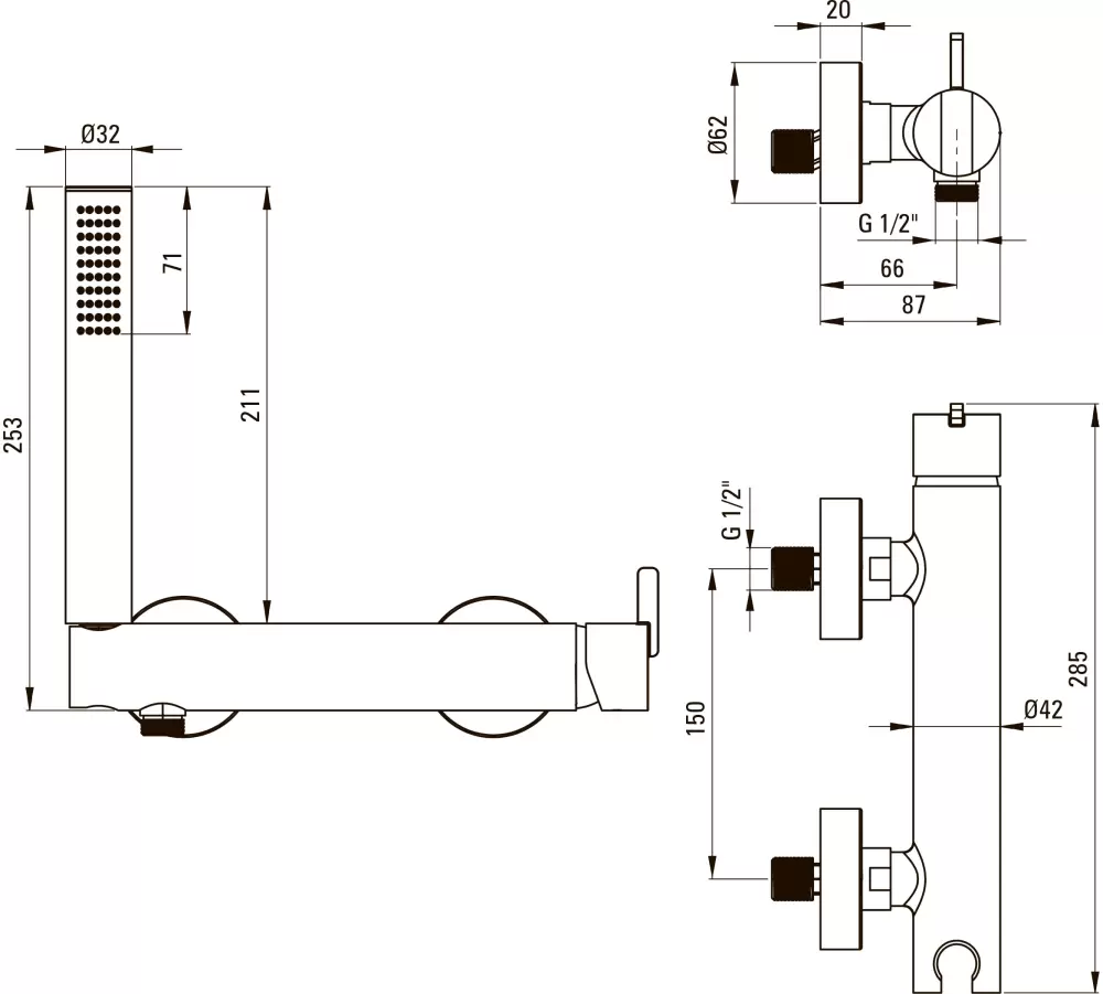 Смеситель Deante Silia BQS F41M фото