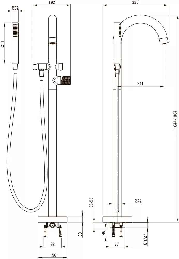Смеситель Deante Silia Hexa BHS F17N фото
