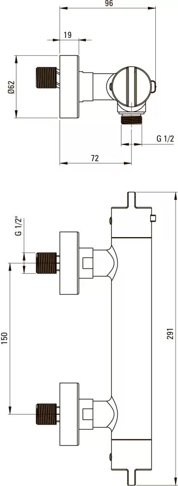 Смеситель Deante Therm BCH Z4BT фото