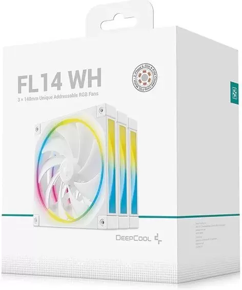Комплект вентиляторов для корпуса DeepCool FL14 WH 3 IN 1 R-FL14-WHAPN3-G фото