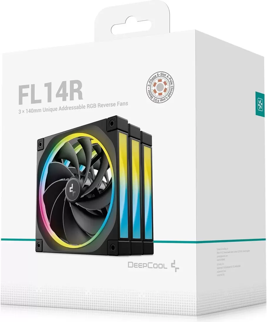 Комплект вентиляторов для корпуса DeepCool FL14R 3 IN 1 R-FL14R-BKAPN3-G фото