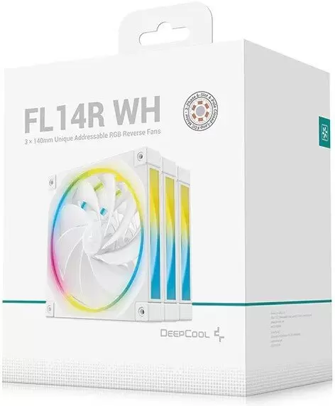 Комплект вентиляторов для корпуса DeepCool FL14R WH 3 IN 1 R-FL14R-WHAPN3-G фото