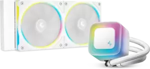 Система жидкостного охлаждения для процессора DeepCool LE240 PRO WH R-LE240PRO-WHAMMC-G-1 фото