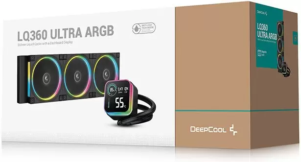 Система жидкостного охлаждения для процессора DeepCool LQ360 Ultra ARGB R-LQ360-BKASMC-G-1 фото