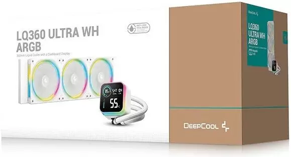 Система жидкостного охлаждения для процессора DeepCool LQ360 Ultra ARGB WH R-LQ360-WHASMC-G-1 фото