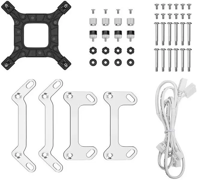 Система жидкостного охлаждения для процессора DeepCool LQ360 Ultra ARGB WH R-LQ360-WHASMC-G-1 фото
