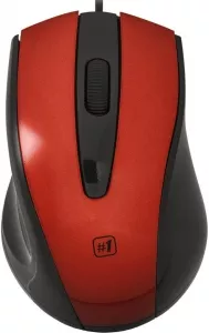 Компьютерная мышь Defender #1 MM-920 Red/Black фото