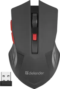 Мышь Defender Accura MM-275 (черный/красный) фото