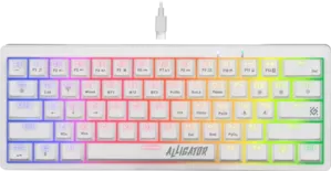 Клавиатура Defender Alligator GK-315 (белый) фото