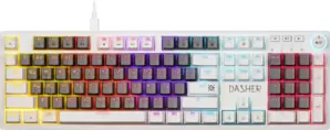 Клавиатура Defender Dasher GK-472 (серый/белый) фото