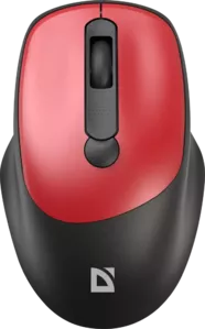 Мышь Defender Feam MM-296 (черный/красный) фото